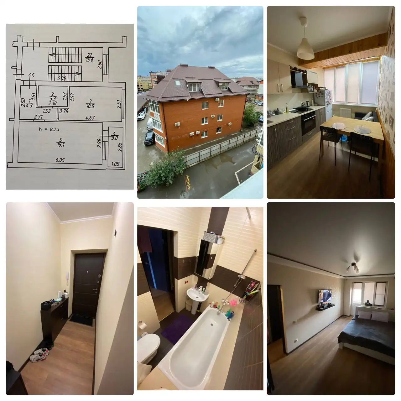 Продажа 1-комнатной квартиры в п. Российский