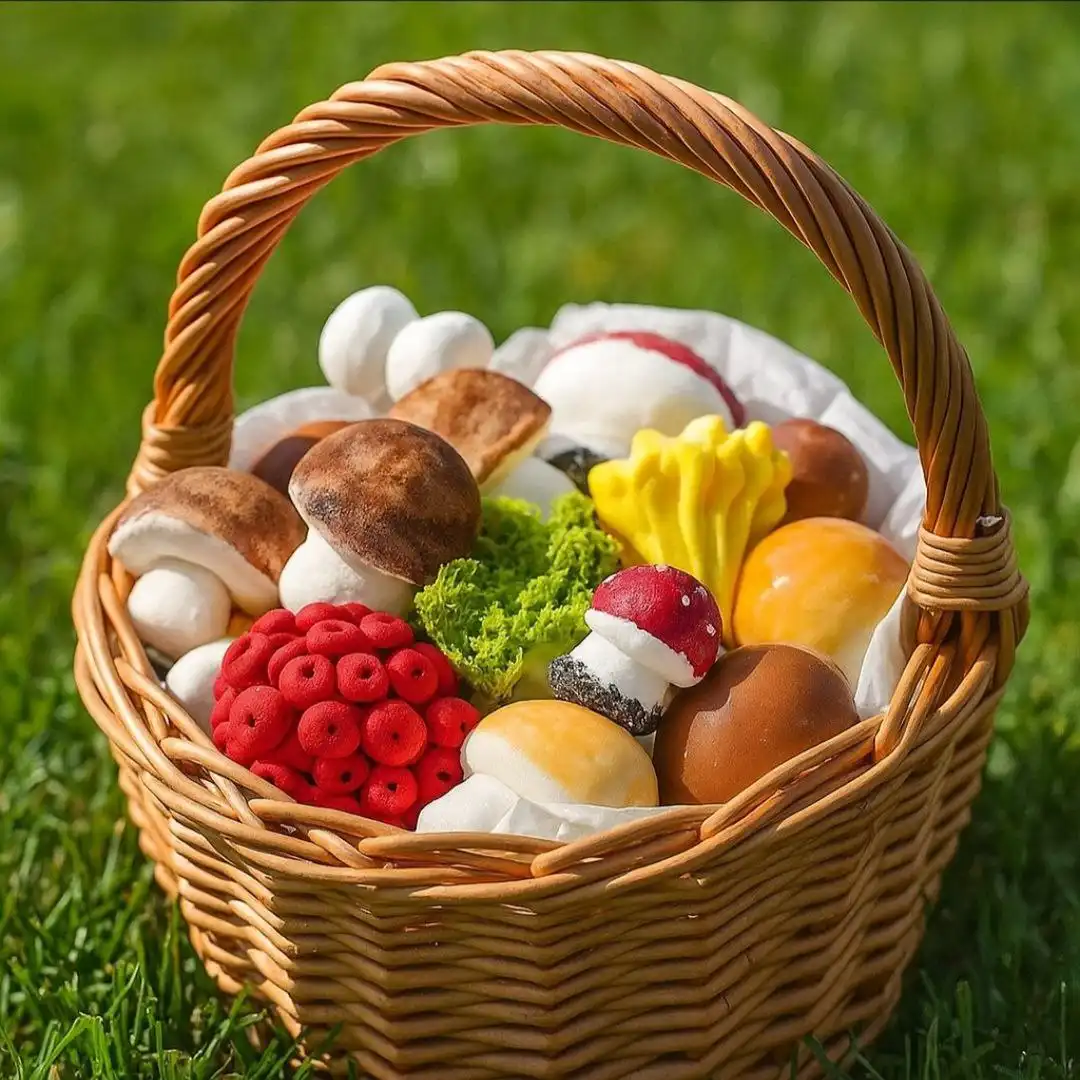 Съедобный ароматный букет зефирных цветов