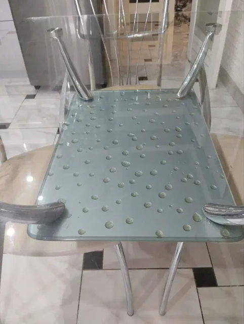 Продажа стеклянного стола и стульев - Для дома и дачи в Краснодар