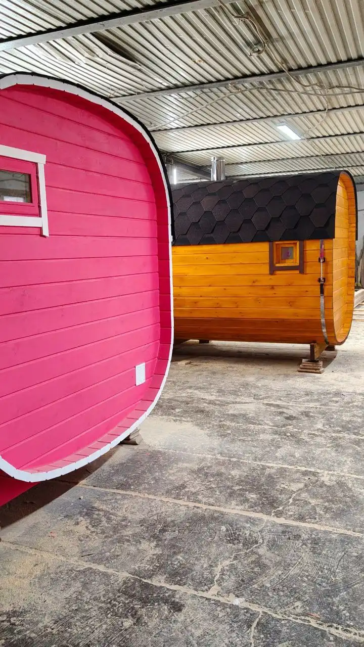 Бани бочки от компании Горизонт