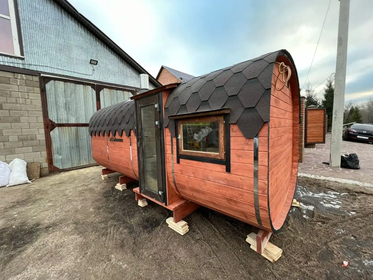 Бани бочки от компании Горизонт