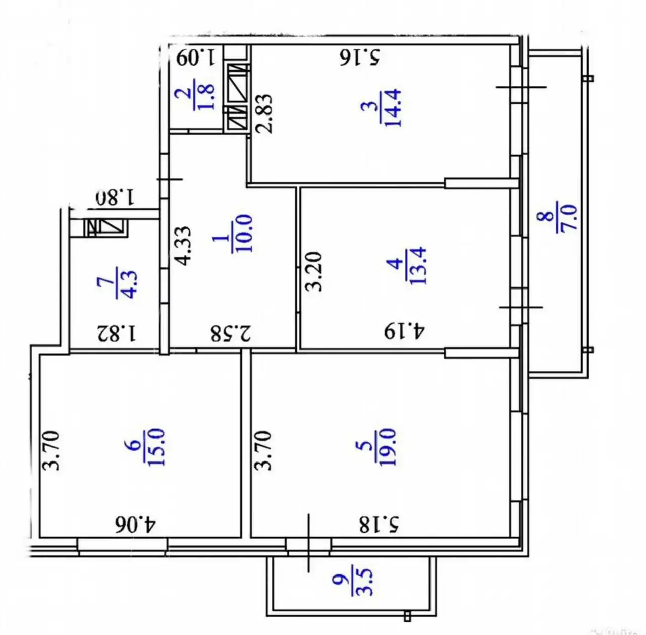 Продажа 3-комнатной квартиры в ЖК ПРЕМЬЕРА