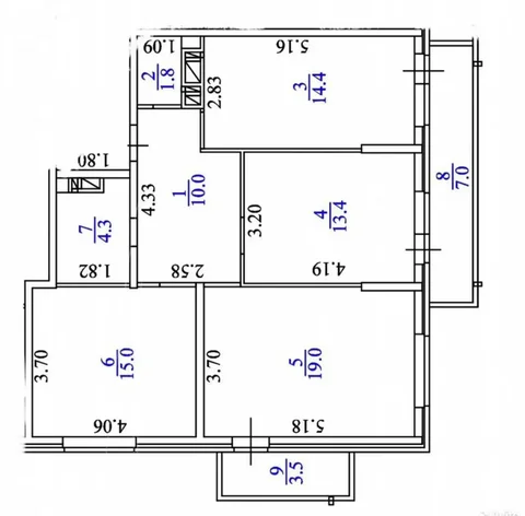 Продажа 3-комнатной квартиры в ЖК ПРЕМЬЕРА - Недвижимость в Краснодар