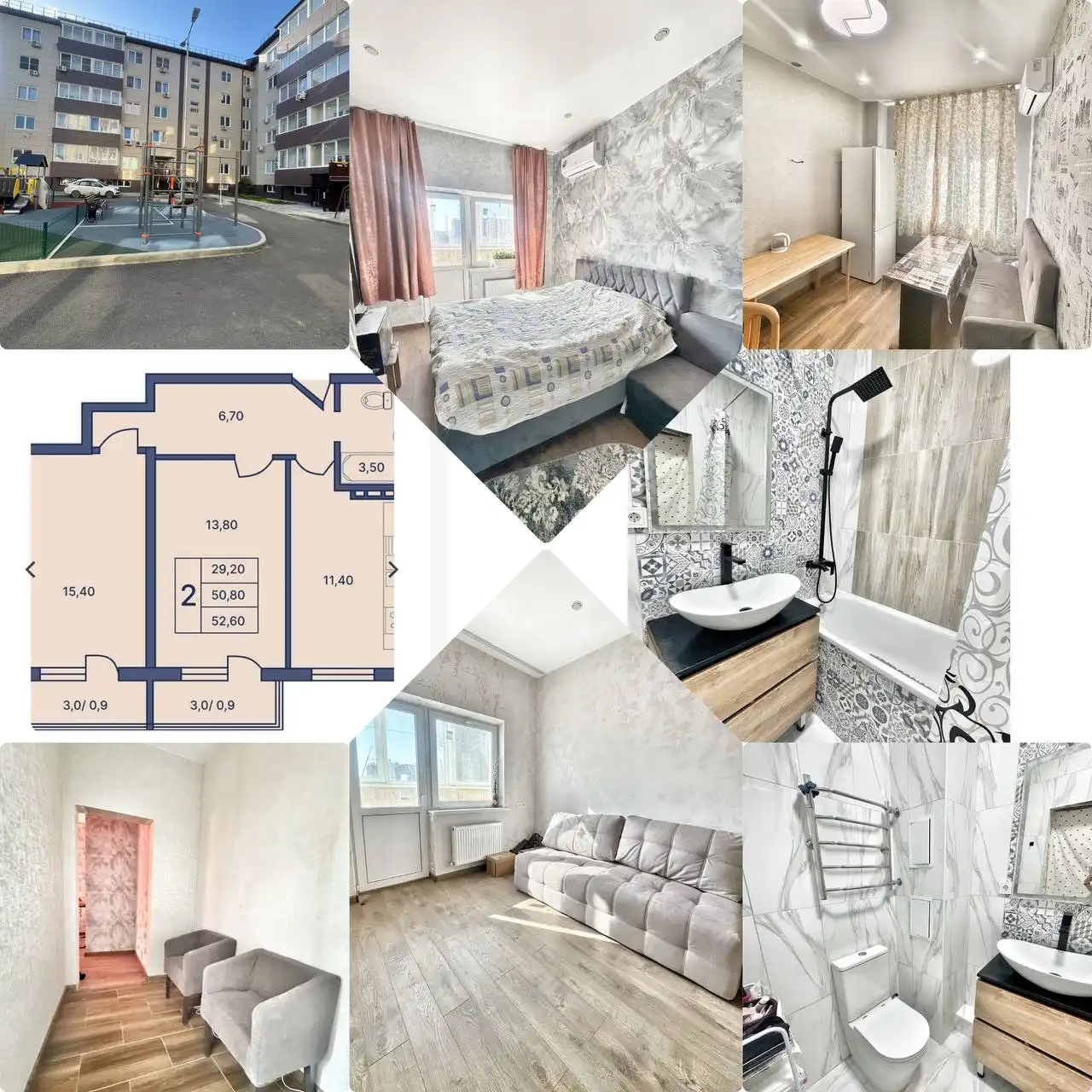 Продажа 2-комнатной квартиры 57м² с ремонтом в ЭНКА, Вишневецкого
