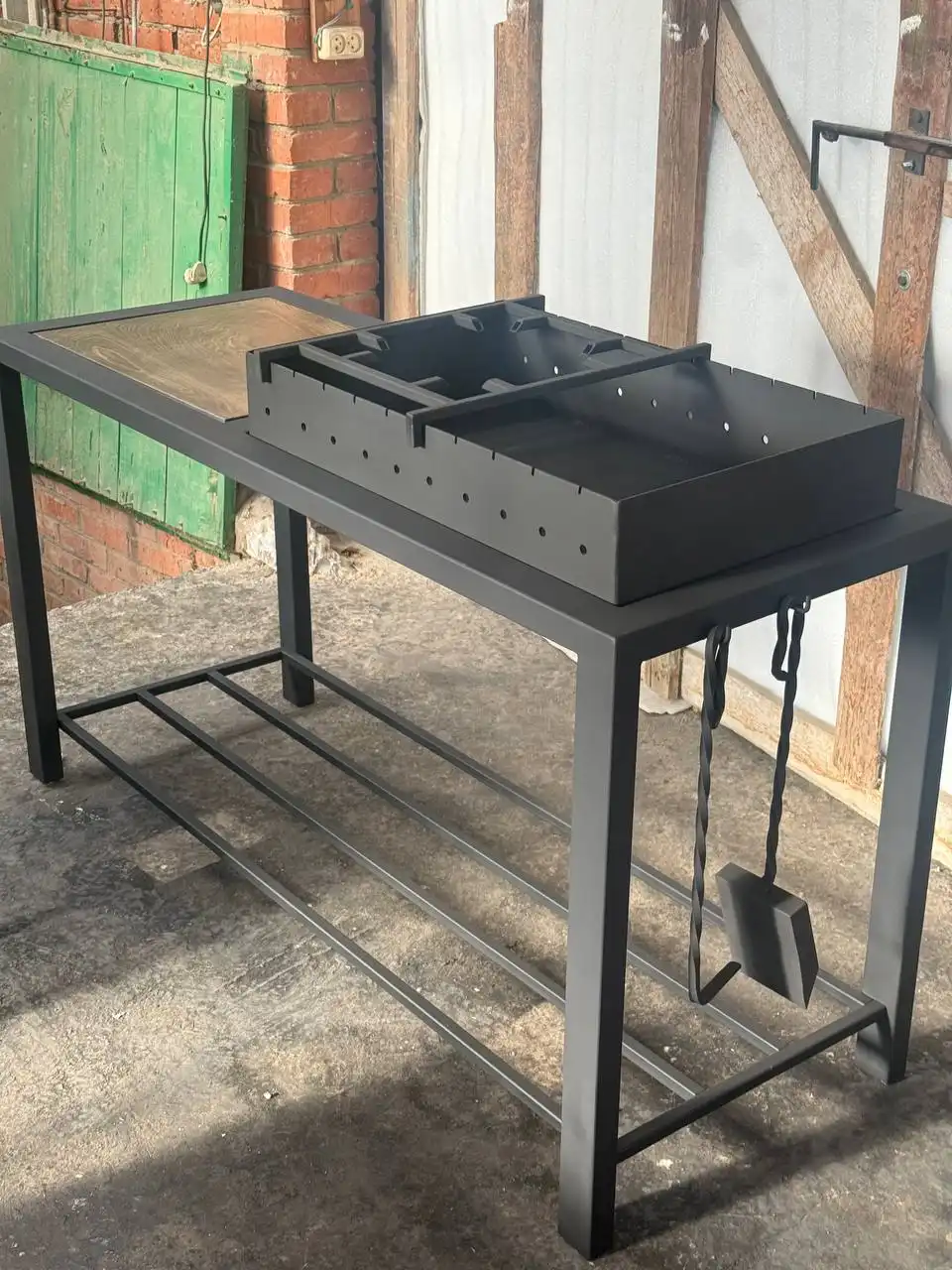 Мангал с жаровней 4 мм