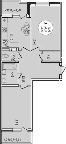 Квартира в ЖК ВСЕ СВОИ ЕВРО 3 в центре Краснодара - Недвижимость в Краснодар
