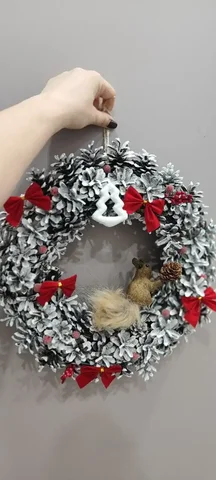 Новогодний венок ручной работы - Хобби и отдых в Краснодар