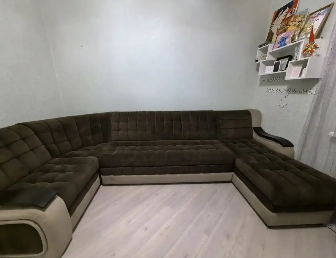 Продажа углового дивана-трансформера антивандального