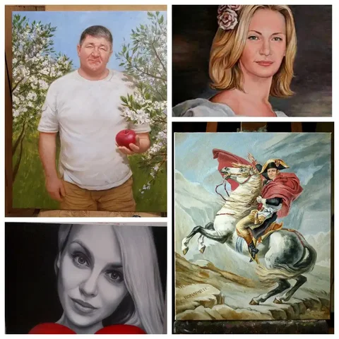 Портреты на заказ ручной работы - Услуги в Краснодар