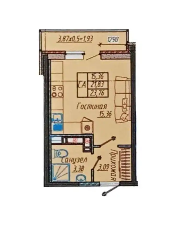 Студия в ЖК Облака, Краснодар - Квартиры (Недвижимость) в Краснодар