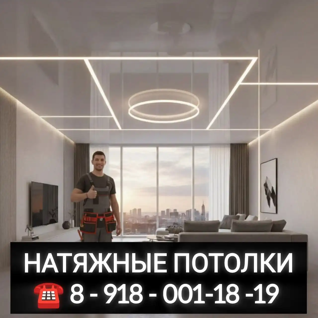 Натяжные потолки Restyle в Краснодаре - Ремонт и отделка (Услуги) в Краснодар