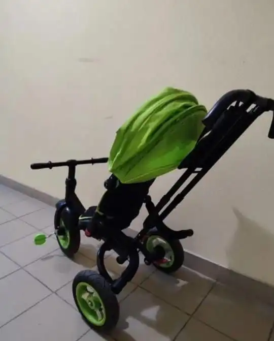 Велосипед с родительской ручкой, складной - Велосипеды (Товары для детей) в Краснодар