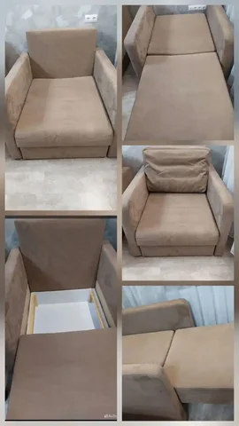 Кресло-кровать с большим ящиком для хранения - Холодильники в Краснодар