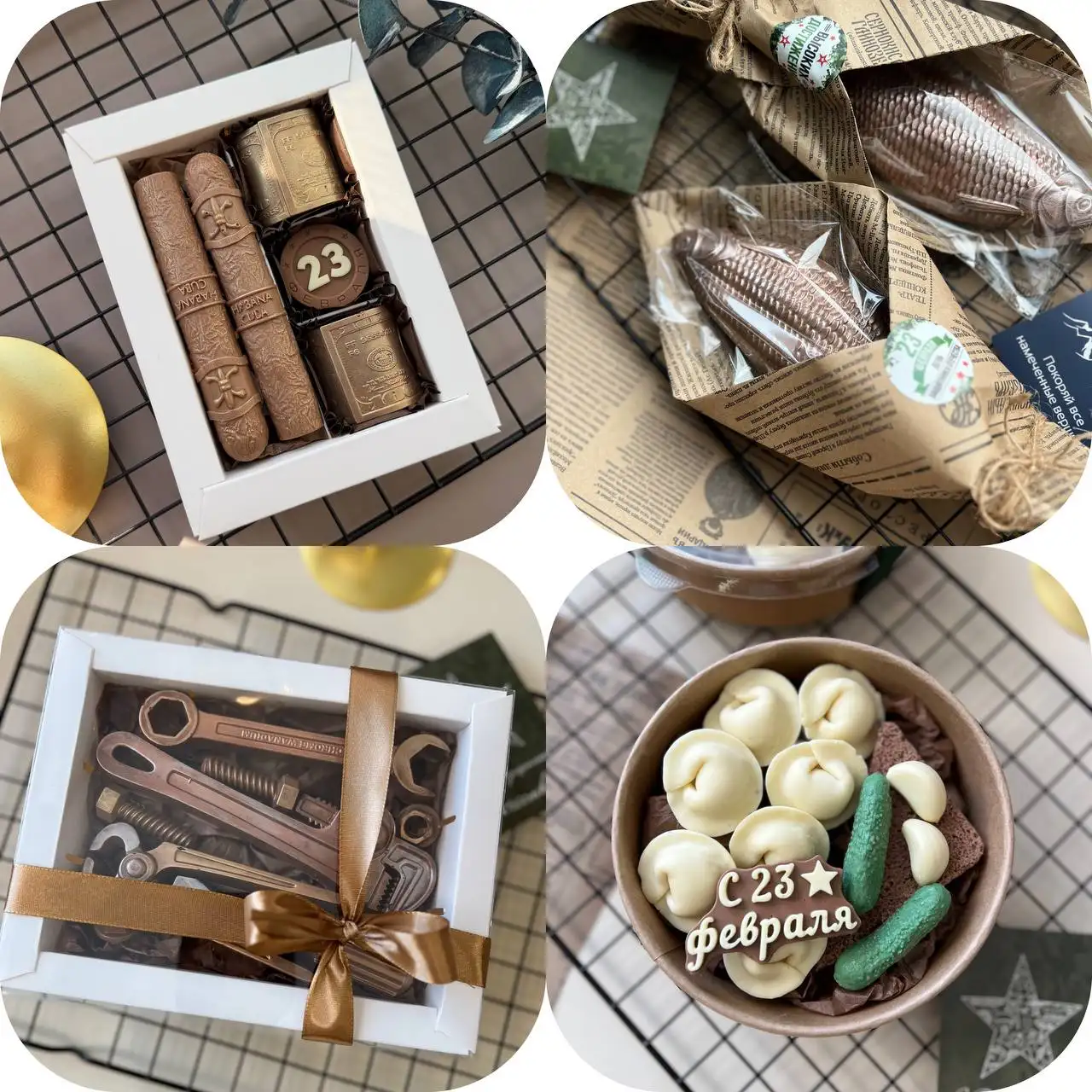 Шоколадные подарки ручной работы к 23 февраля - Подарки (Хобби и отдых) в Краснодар