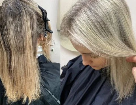 Профессиональное окрашивание в блонд с минимальными повреждениями - Кулинария/Кондитерские изделия в Краснодар