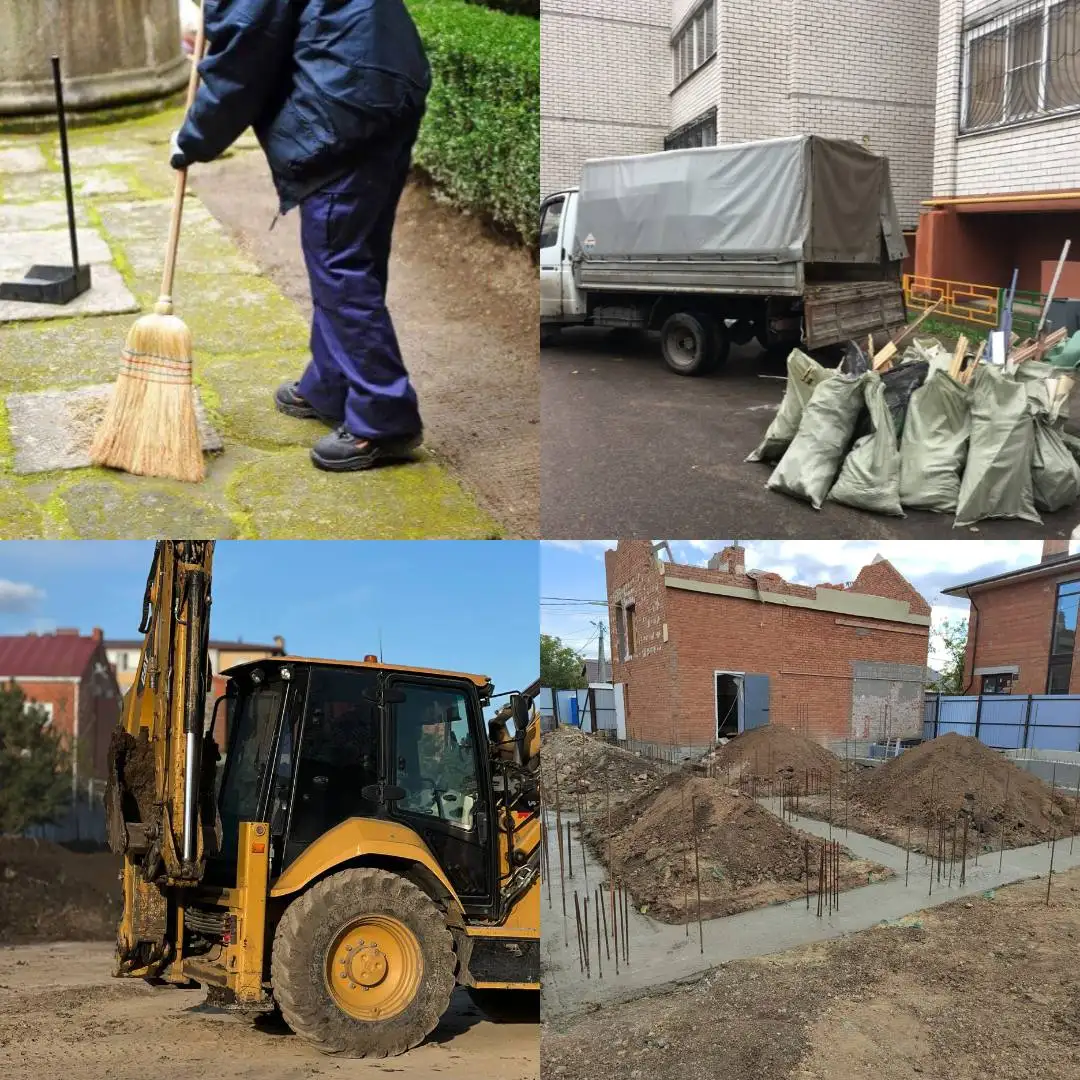 Услуги уборки территории, вывоза мусора, копки и демонтажа - Бытовые услуги (Услуги) в Краснодар