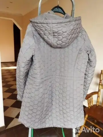 Женское легкое стеганное пальто с капюшоном - Верхняя одежда (Одежда) в Краснодар