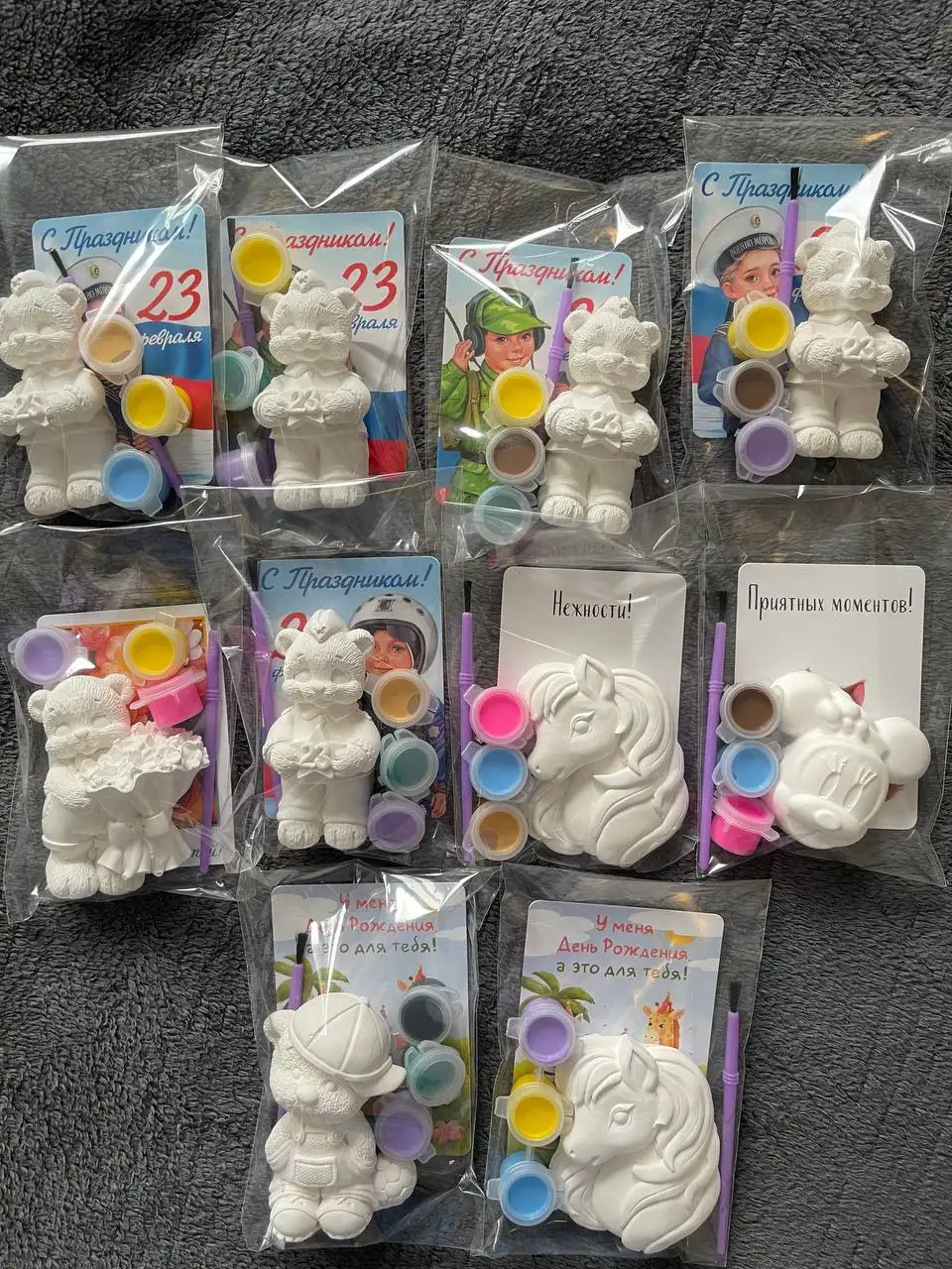 Готовые наборы гипсовых раскрасок на праздники и подарки - Рукоделие и творчество (Хобби и отдых) в Краснодар