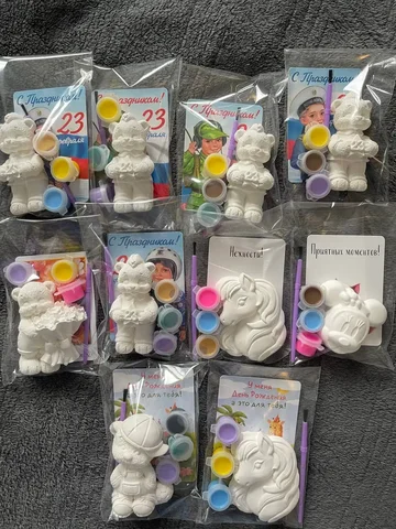 Готовые наборы гипсовых раскрасок на праздники и подарки - Азартные игры в Краснодар