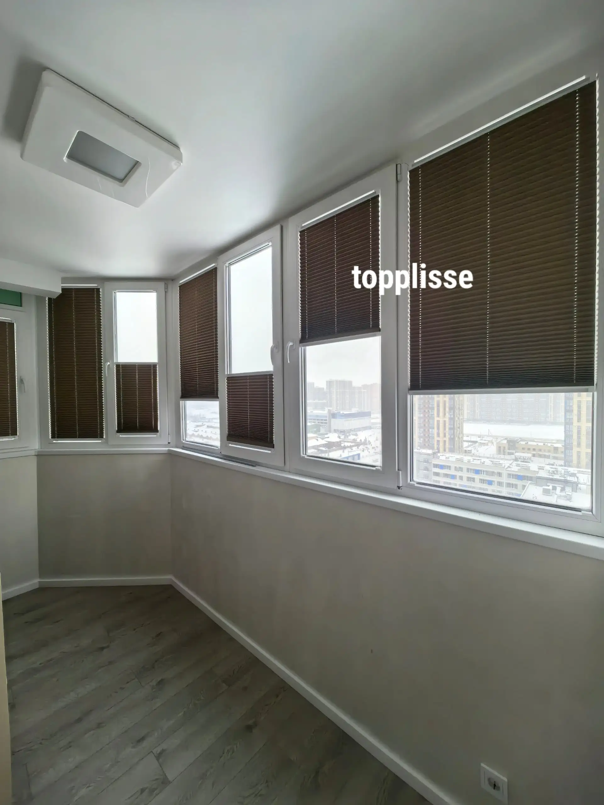 Установка штор плиссе Пеликан на балкон в ЖК Любимово - Ремонт и отделка (Услуги) в Краснодар