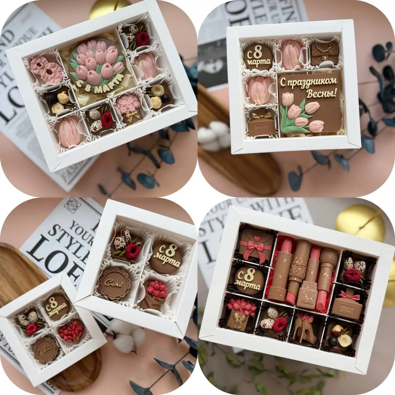 Шоколадные наборы к 8 Марта - Подарки (Хобби и отдых) в Краснодар