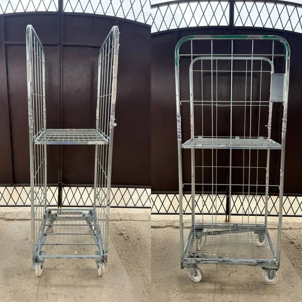 Ролл-контейнер 700*800*1900 с полкой, 2 секции - Барахолка в Краснодар