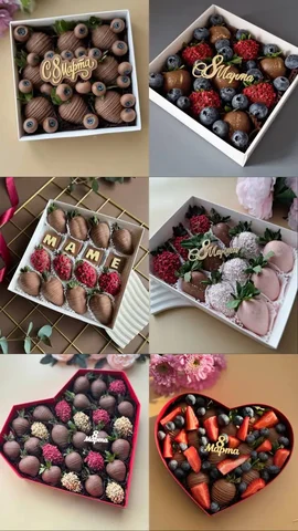 Клубника в шоколаде к 8 марта - Чай в Краснодар