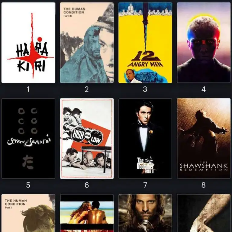 Список 500 лучших фильмов по версии Letterboxd - Кино (Хобби и отдых) в Краснодар