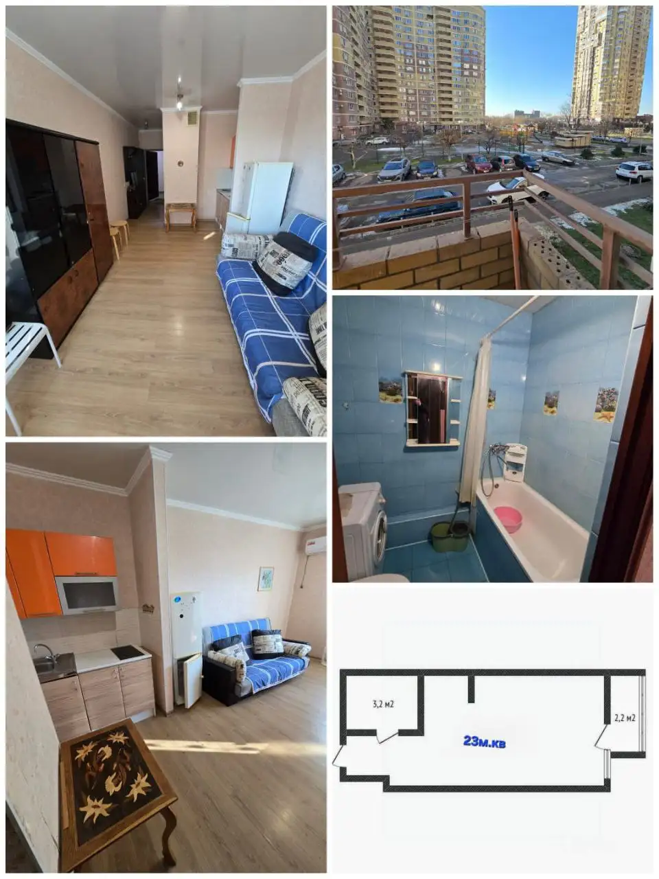 Студия в ЖК Симфония, Краснодар - Квартиры (Недвижимость) в Краснодар