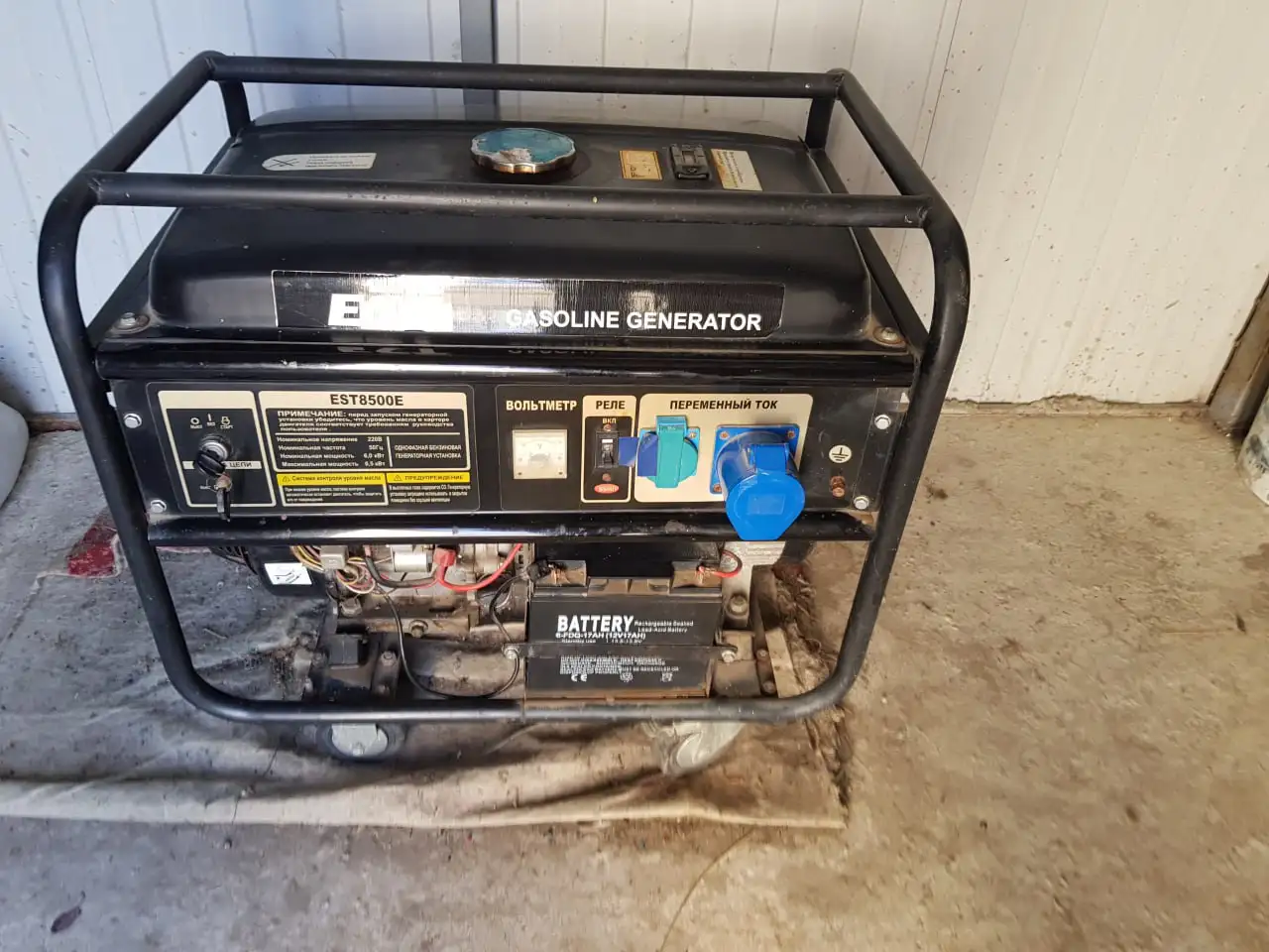 Генератор бензиновый EST 8500 E - Барахолка в Краснодар