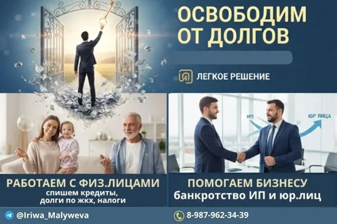 Законное списание долгов через банкротство физических лиц, ИП и юридических лиц - Бытовые услуги в Краснодар