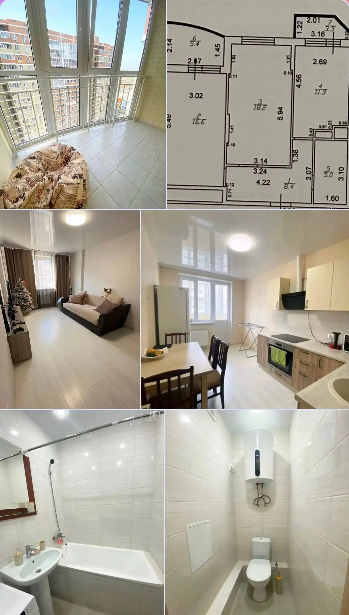 Продажа 2-комнатной квартиры в ЖК Времена года 3 - Квартиры (Недвижимость) в Краснодар