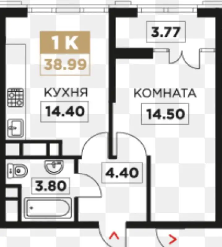 Продается квартира в ЖК Сердце Евро 2, Краснодар - Квартиры (Недвижимость) в Краснодар
