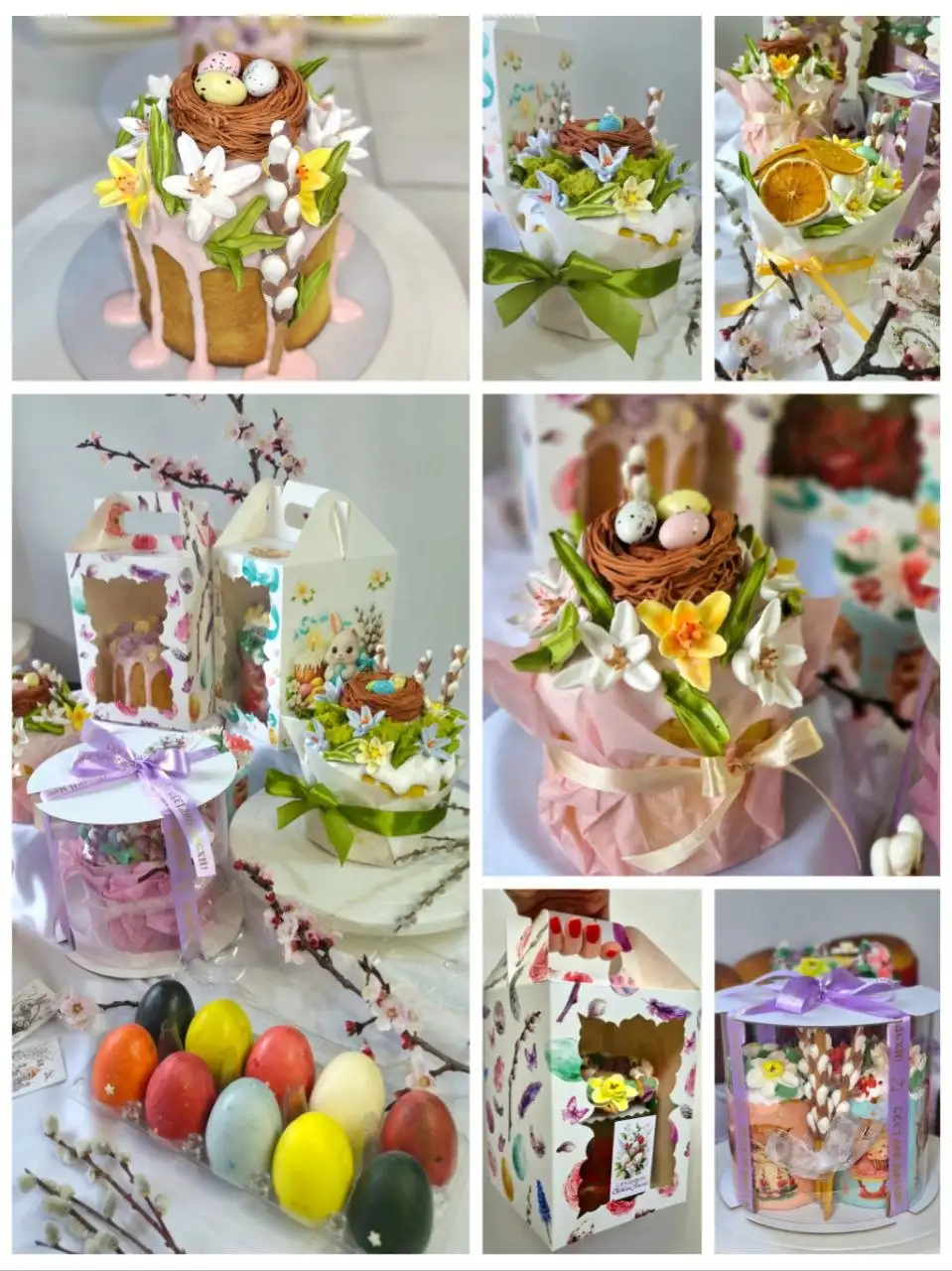 Куличи, зефирные яйца и букеты из зефира на Пасху - Кулинария (Услуги) в Краснодар