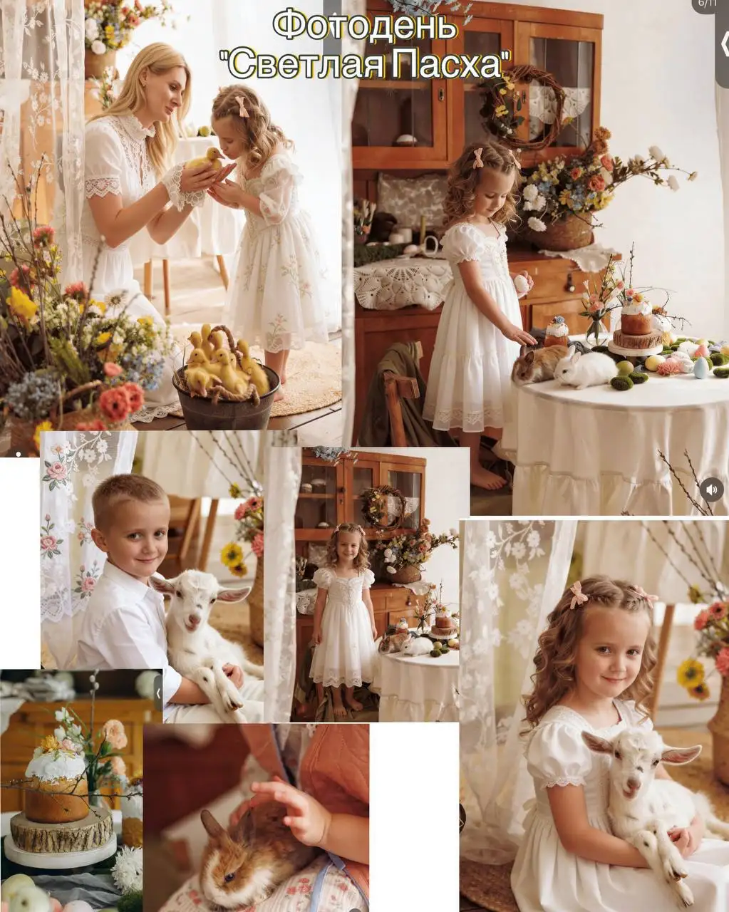 Фотодень «Пасха» для детей с животными - Фотосъёмка (Услуги) в Краснодар