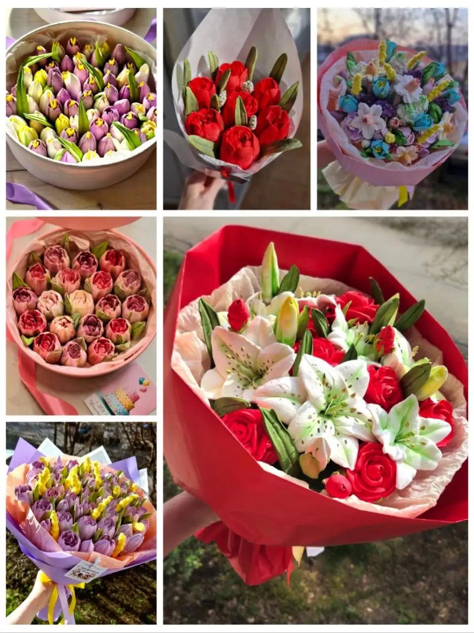 Зефирные букеты и пасхальные куличи - Рукоделие и подарки (Хобби и отдых) в Краснодар