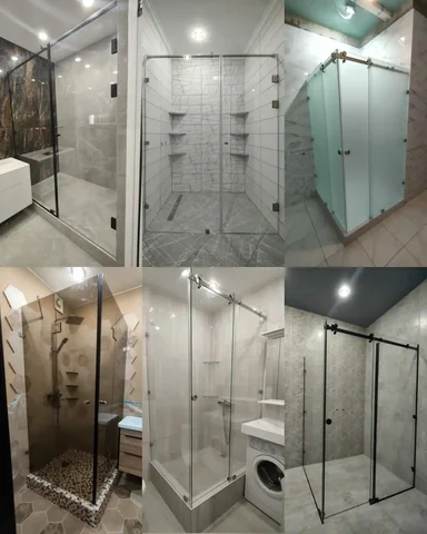 Душевые перегородки из закаленного стекла - Строительные и ремонтные работы в Краснодар