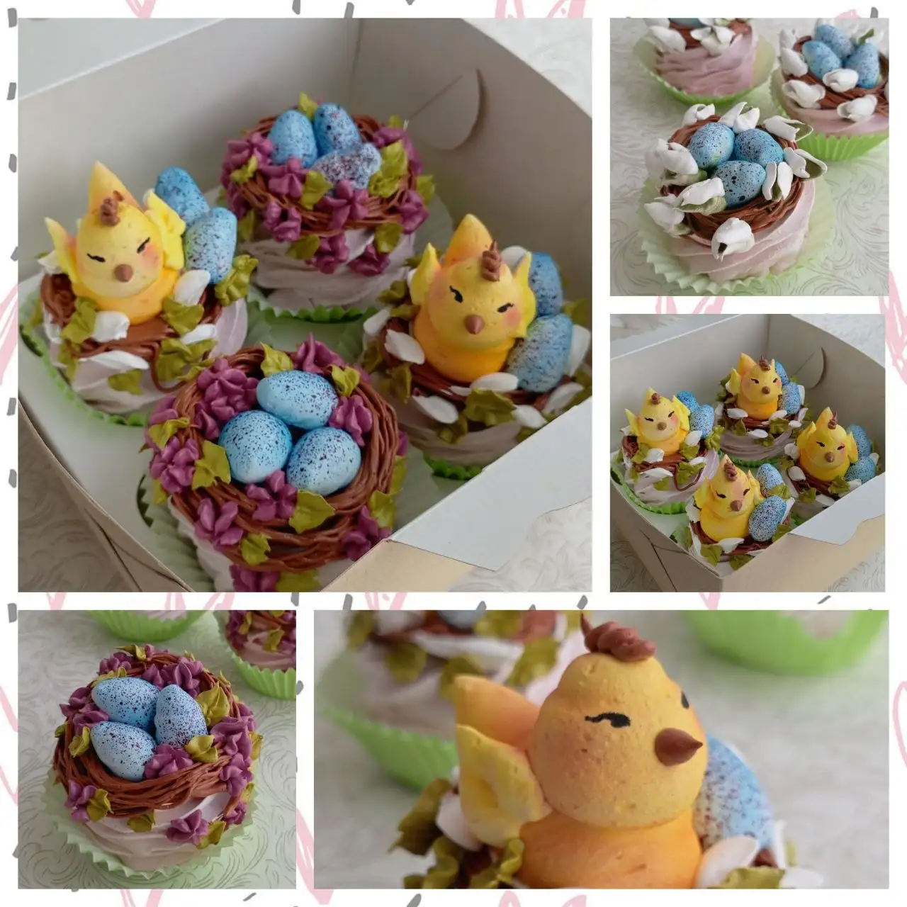 Украшения из зефира для куличей и десерты к Пасхе - Праздничная продукция (Хобби и отдых) в Краснодар