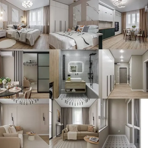 Евро 3 ЖК НОВЕЛЛА 65 м² 7/19 эт - Дома, коттеджи в Краснодар