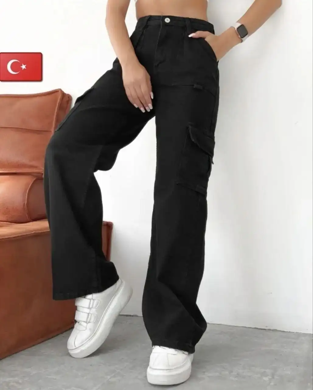 Джинсы женские карго новые с биркой - Джинсы (Одежда) в Краснодар