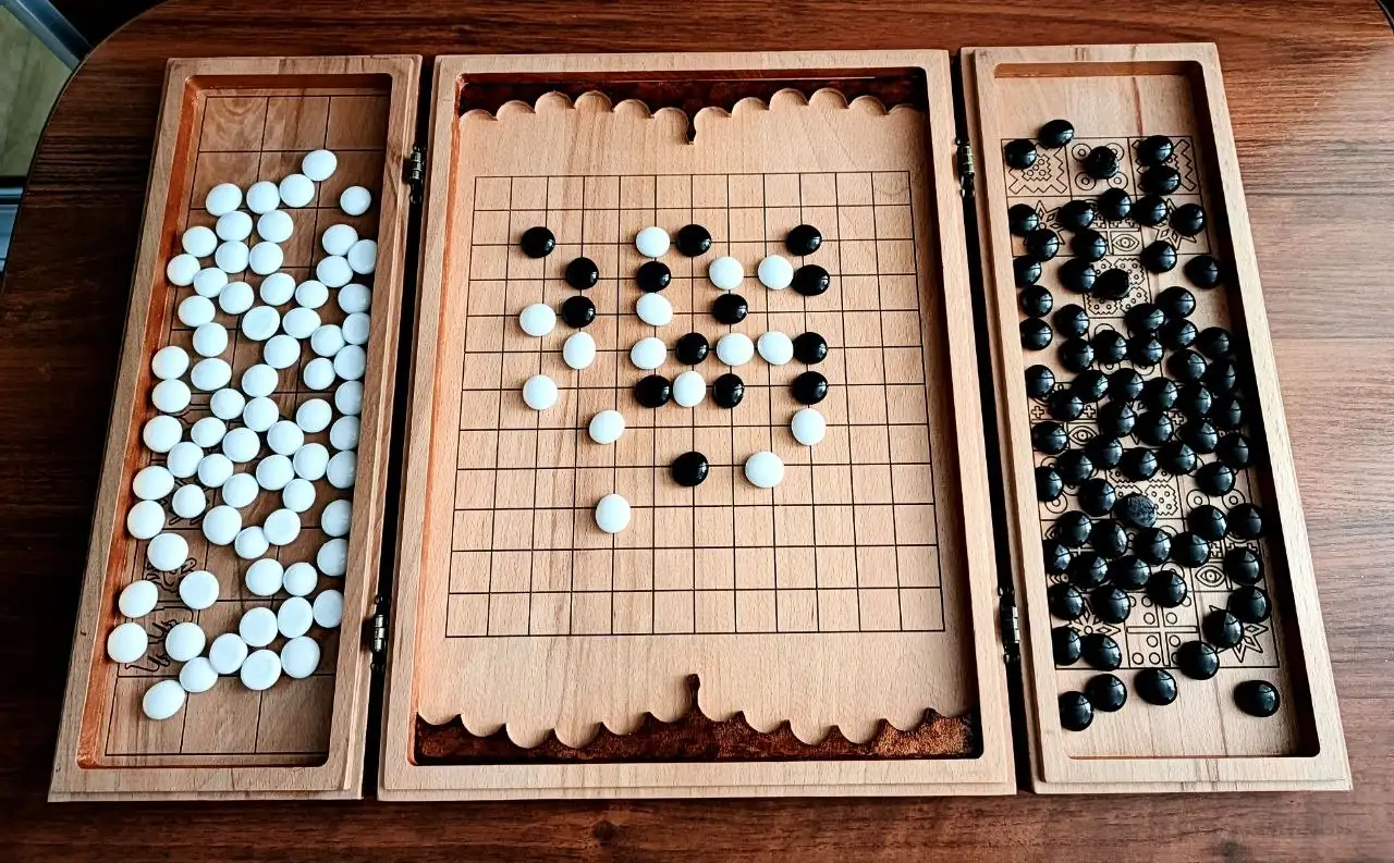 Набор настольных игр: Нарды, Го, Сенет, Ур - Настольные игры (Хобби и отдых) в Краснодар