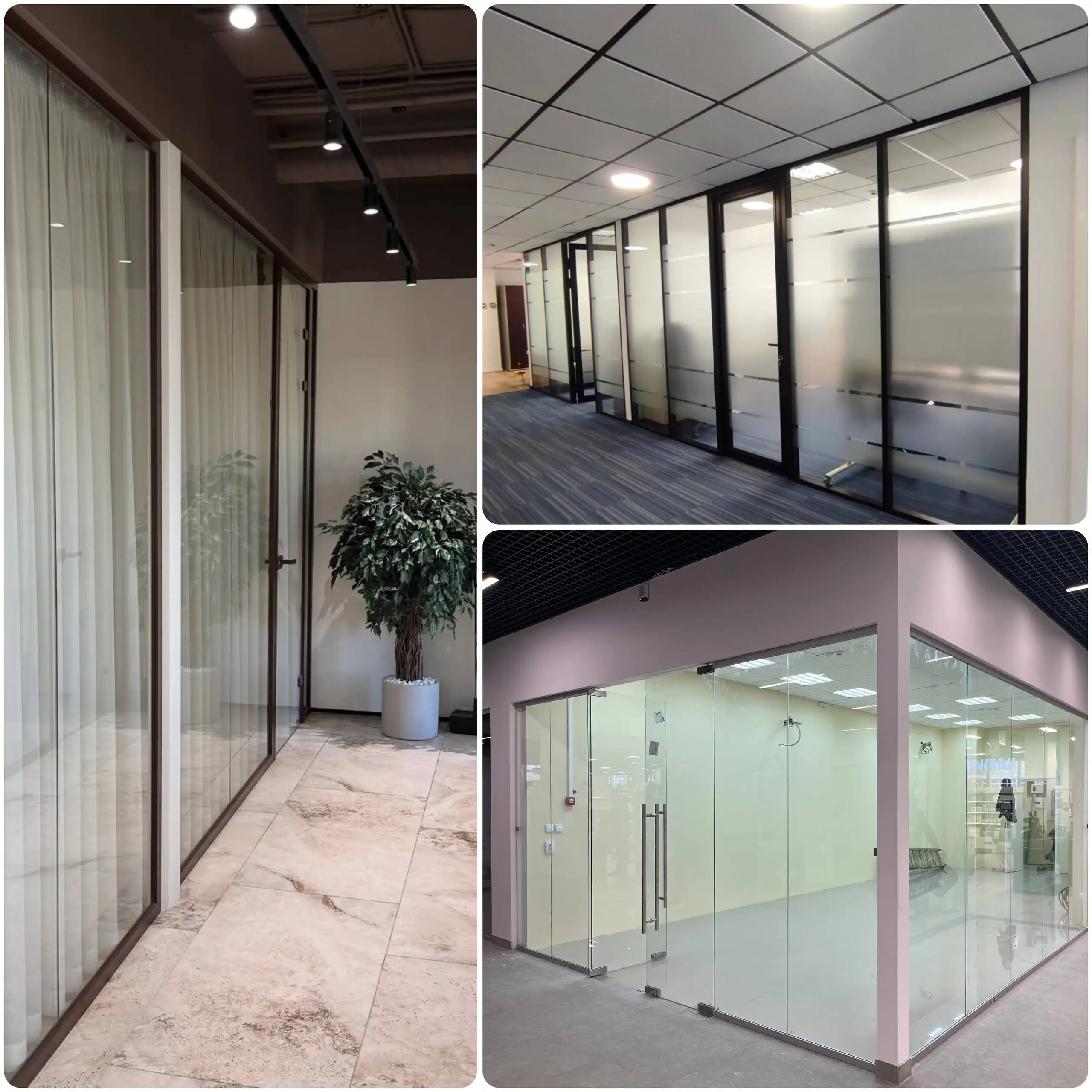 Перегородки и двери для офисов и коммерческих помещений - Услуги в Краснодар