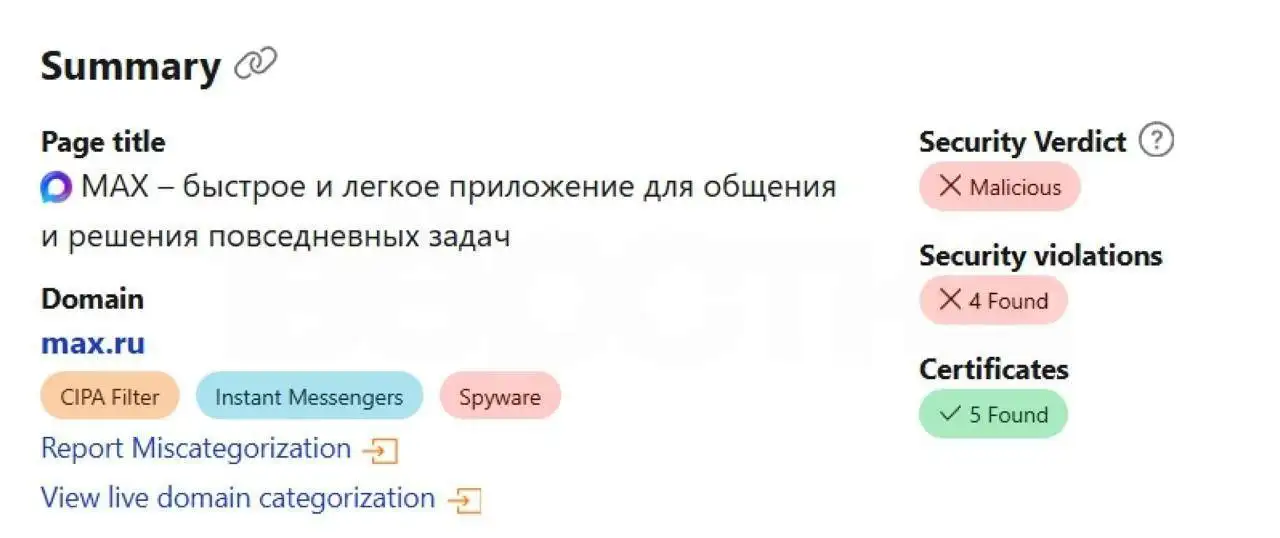 Хостинг Cloudflare пометил мессенджер «Макс» как шпионское ПО - Барахолка в Краснодар