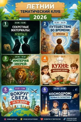Летний квест-лагерь для детей 6-12 лет - частное объявление в Краснодар