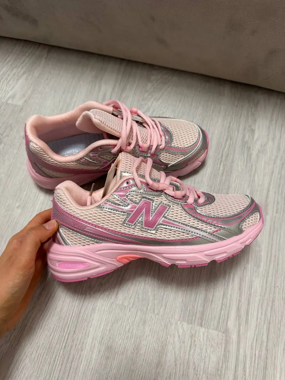 Новые кроссовки Atmos x New Balance 740 Pink Vacation, р.38 - Обувь (Одежда) в Краснодар