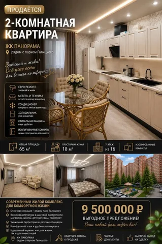 Продажа квартиры с ремонтом и мебелью - частное объявление в Краснодар