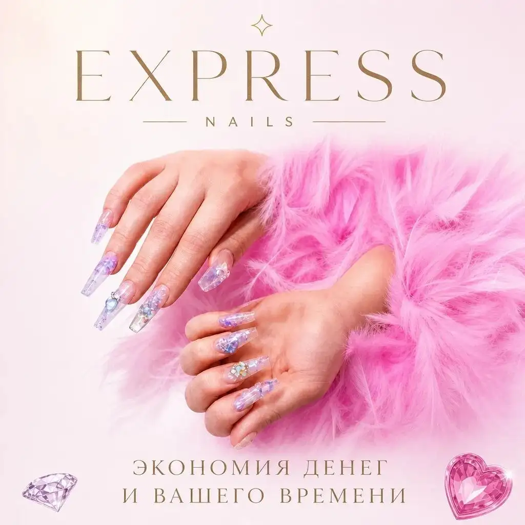 Экспресс наращивание/покрытие гелем от 1 часа - Ногтевой сервис (Красота и здоровье) в Краснодар