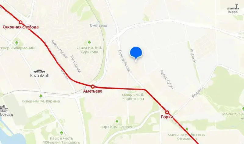 Подселение в однокомнатную квартиру в Казани - Аренда комнат (Недвижимость) в Казань