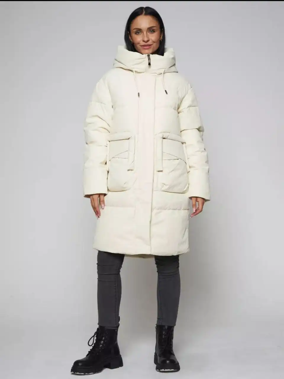 Новый пуховик размер 48-50