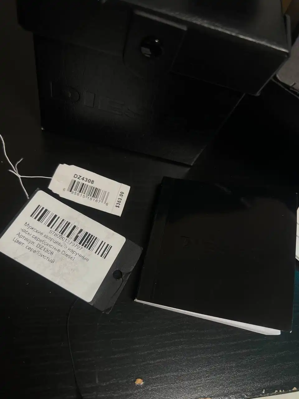 Мужские часы Diesel dz4308 серебристого цвета